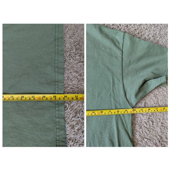 Y2K Sessions Shirt Mens XL Green 5 Stars Logo Skater Brand USA Streetwear Beachy - Picture 7 of 7